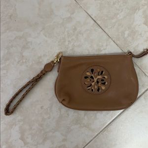 Camel small wristlet